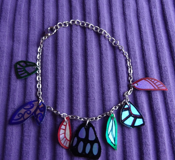 Bracelet ailes papillon