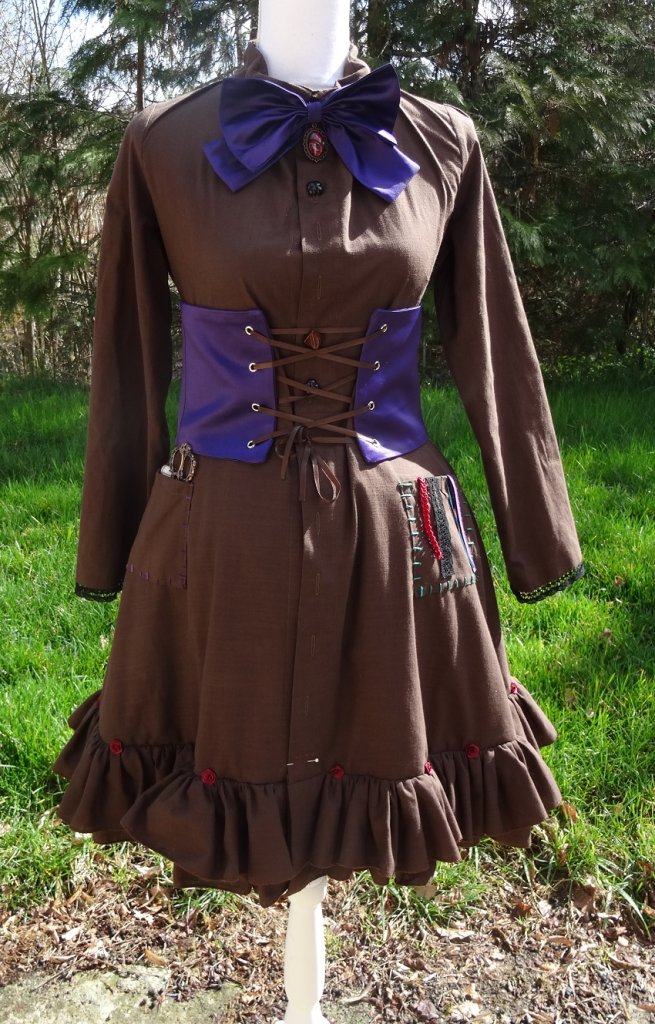 Robe chemise et serre taille