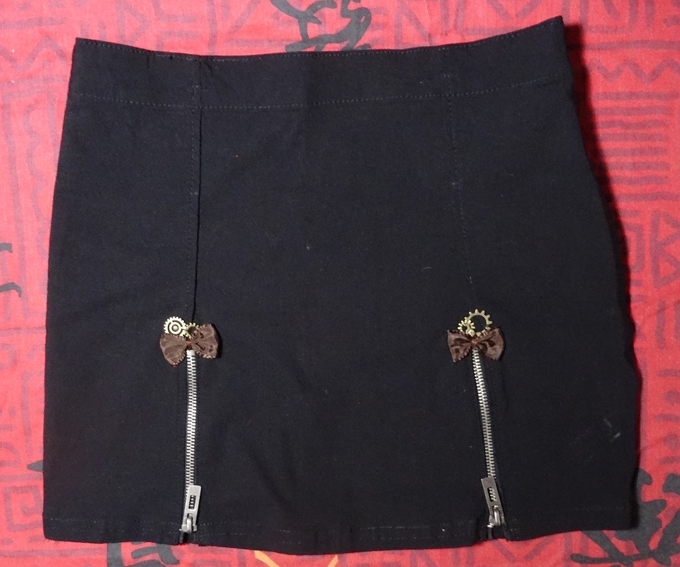 Jupe évasée noire après