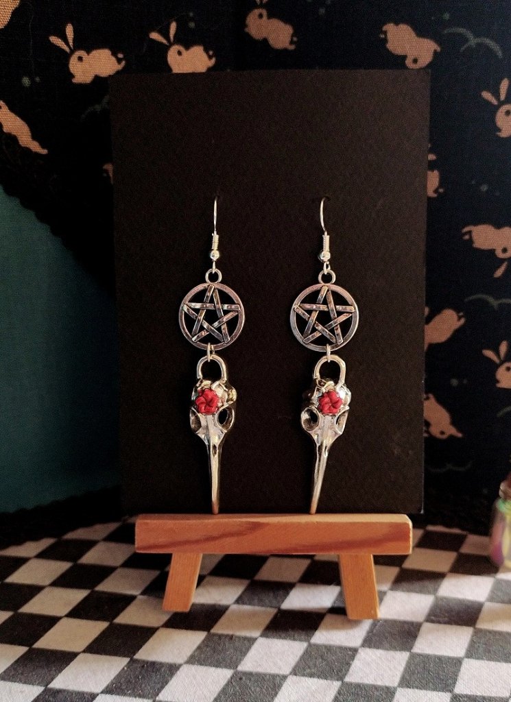 Boucles d'oreilles goth
