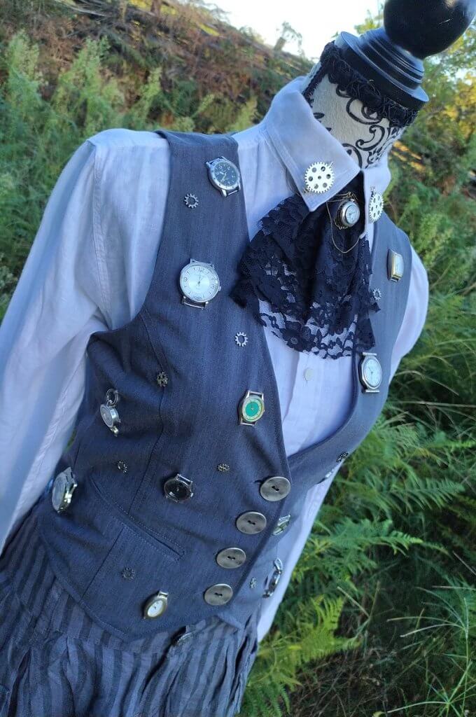 Ensemble steampunk argent