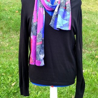 Foulard patchwork japonais