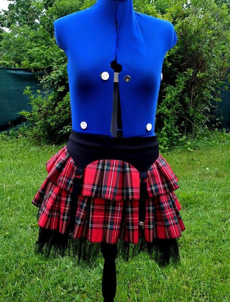 Jupe punk tartan