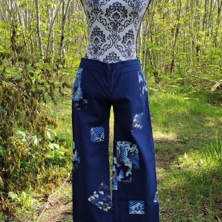 Pantalon patchwork japonais