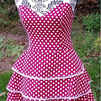 Robe pin-up pois