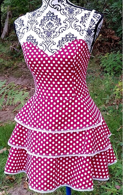 Robe pin-up pois