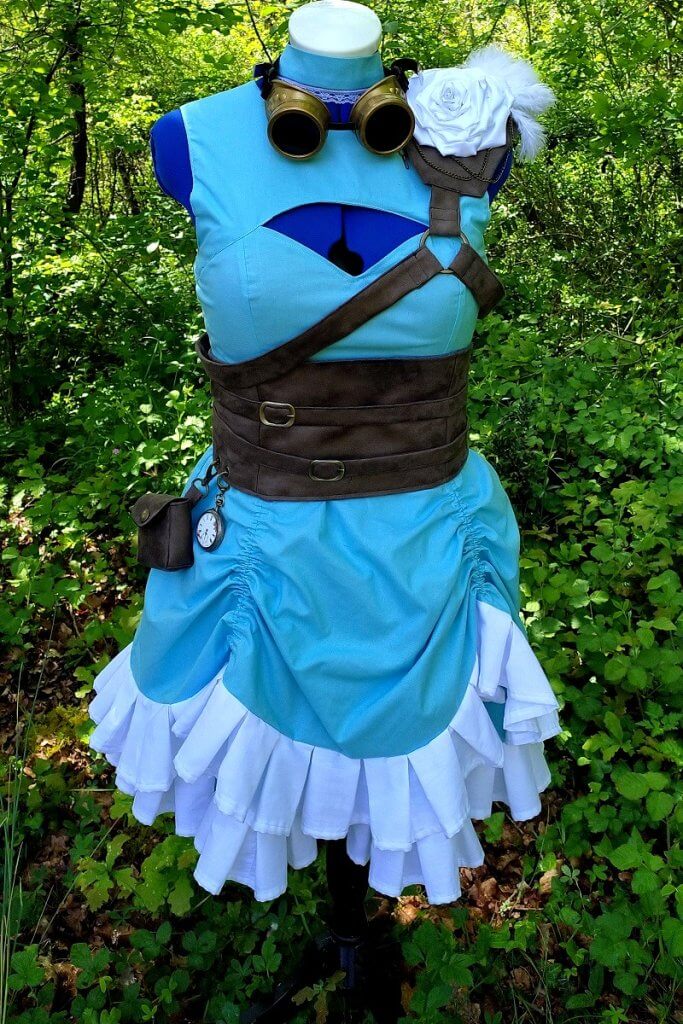 Tenue Alice version steampunk pastel